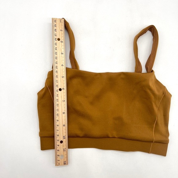 LEFT ON FRIDAY Top Shelf Bikini Top Womens Small Tan Lines Brown Square NeckNEW - Picture 5 of 9